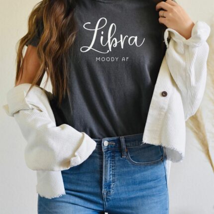 libra moody af t-shirt