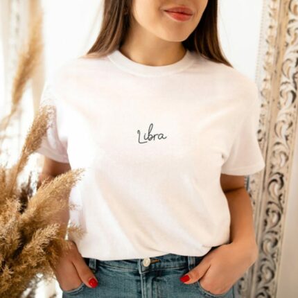 libra small print t-shirt