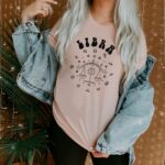 libra illustration t-shirt