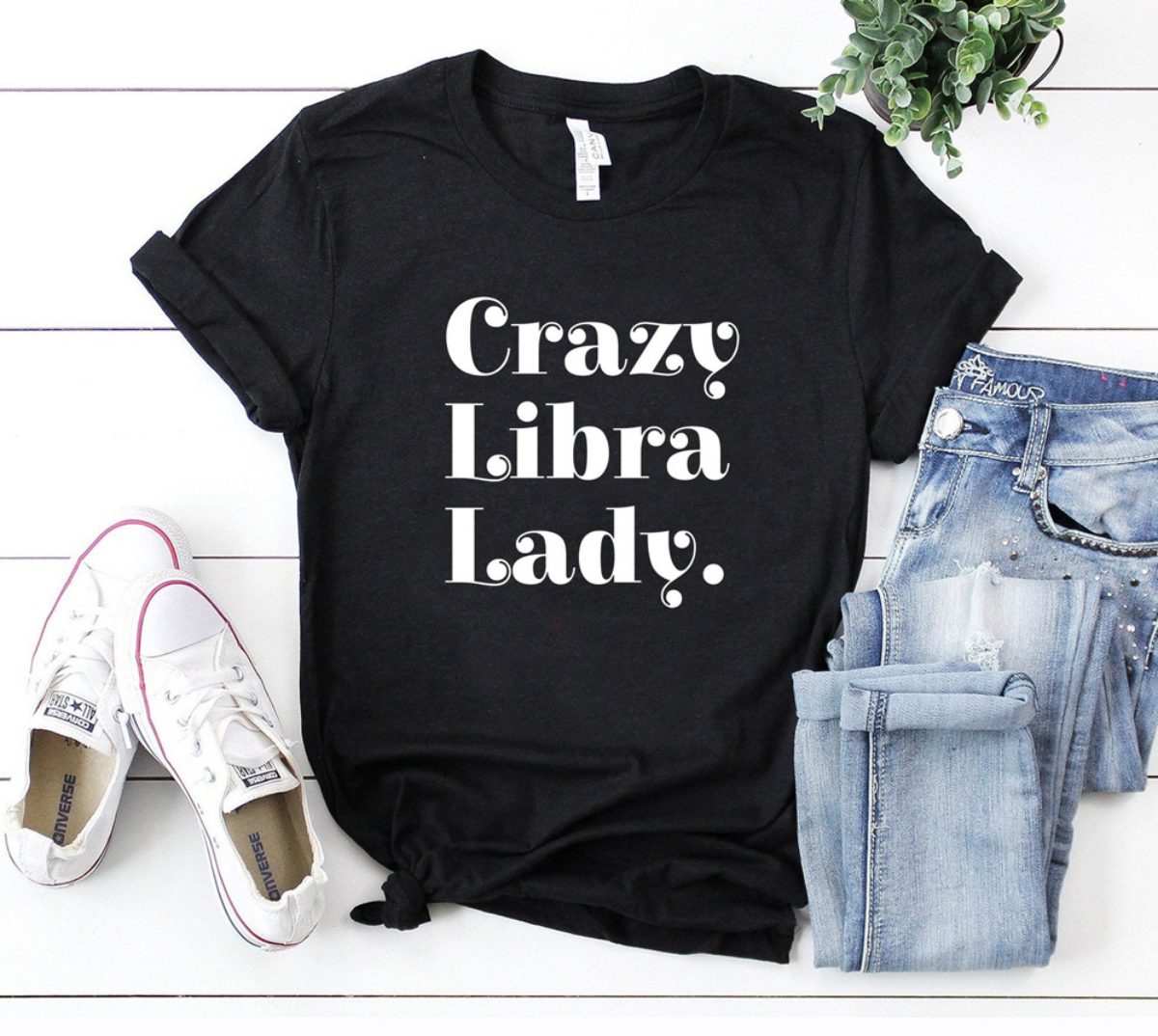 Crazy libra lady t-shirt Crazy libra lady t-shirt