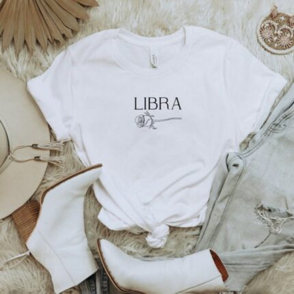 libra rose t-shirt