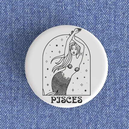 Pisces Woman Badge/Magnet