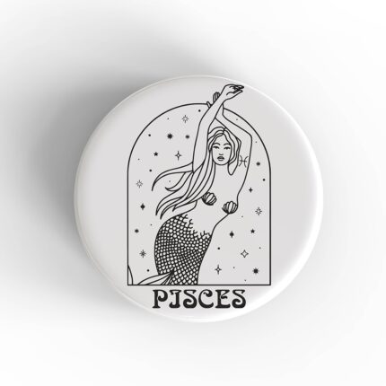 Pisces Woman Badge/Magnet