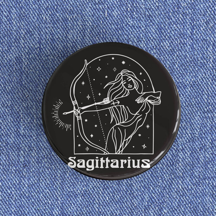 Sagittarius Woman Badge/Magnet