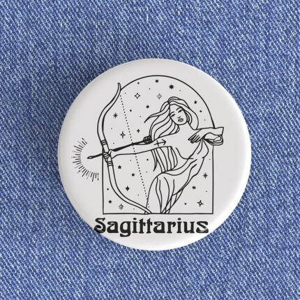 Sagittarius Woman Badge/Magnet