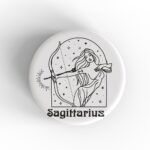 Sagittarius Woman Badge/Magnet