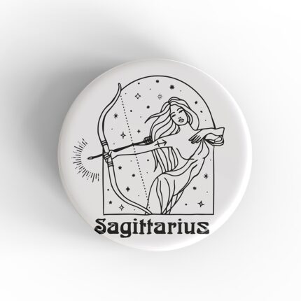 Sagittarius Woman Badge/Magnet