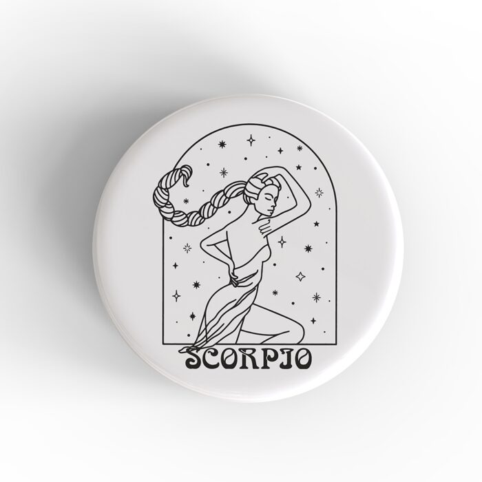 Scorpio Woman Badge/Magnet