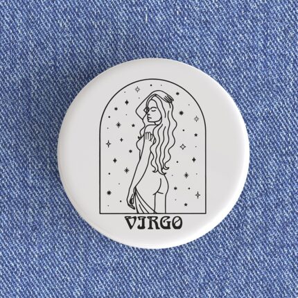 Virgo Woman Badge/Magnet