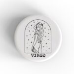 Virgo Woman Badge/Magnet