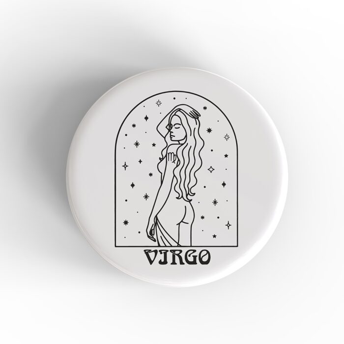 Virgo Woman Badge/Magnet