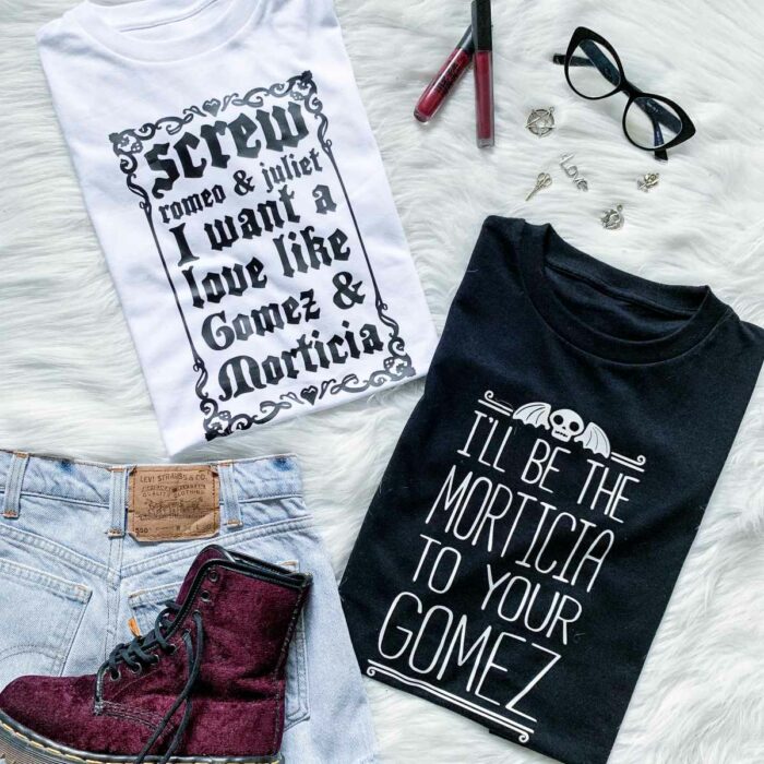Love like Gomez and Morticia T-Shirt - Image 3