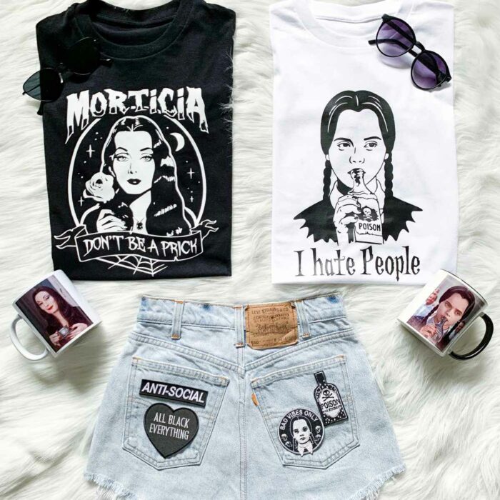 Addams family tees 3