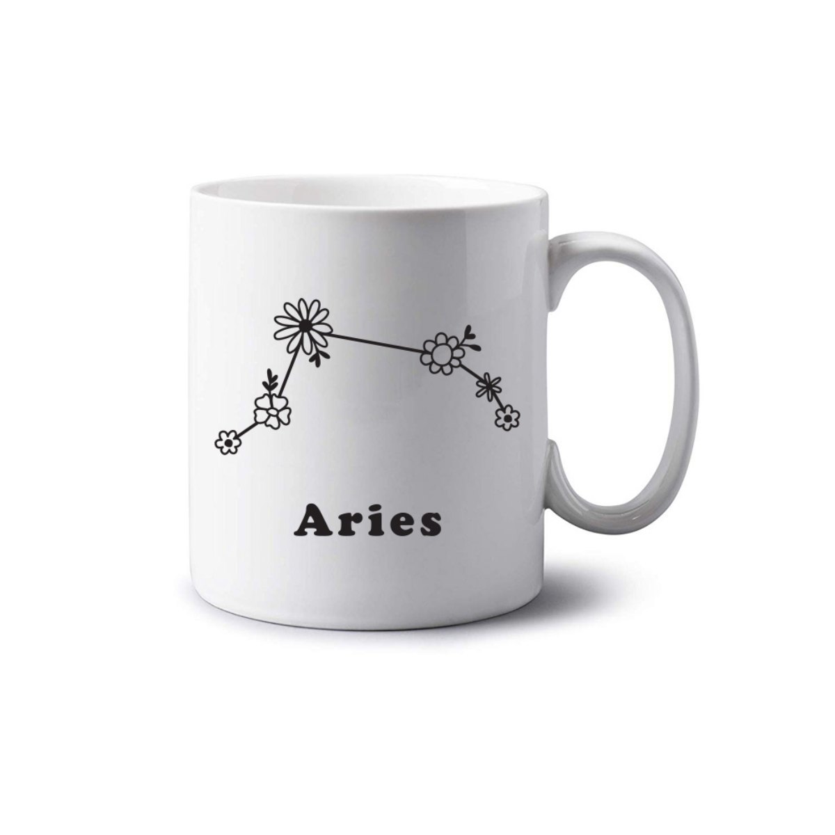 Aries Floral Mug Aries Floral Mug