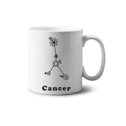 Cancer Floral Mug