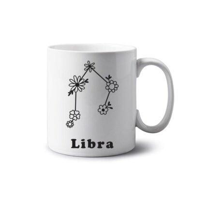Libra Floral Mug