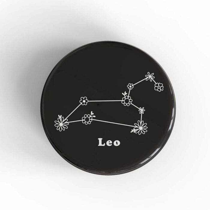 Leo Floral Badge/Magnet