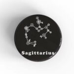 Sagittarius Floral Badge/Magnet