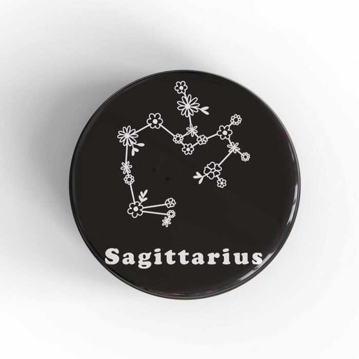 Sagittarius Floral Badge/Magnet