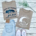 City of Forks Moon T-Shirt