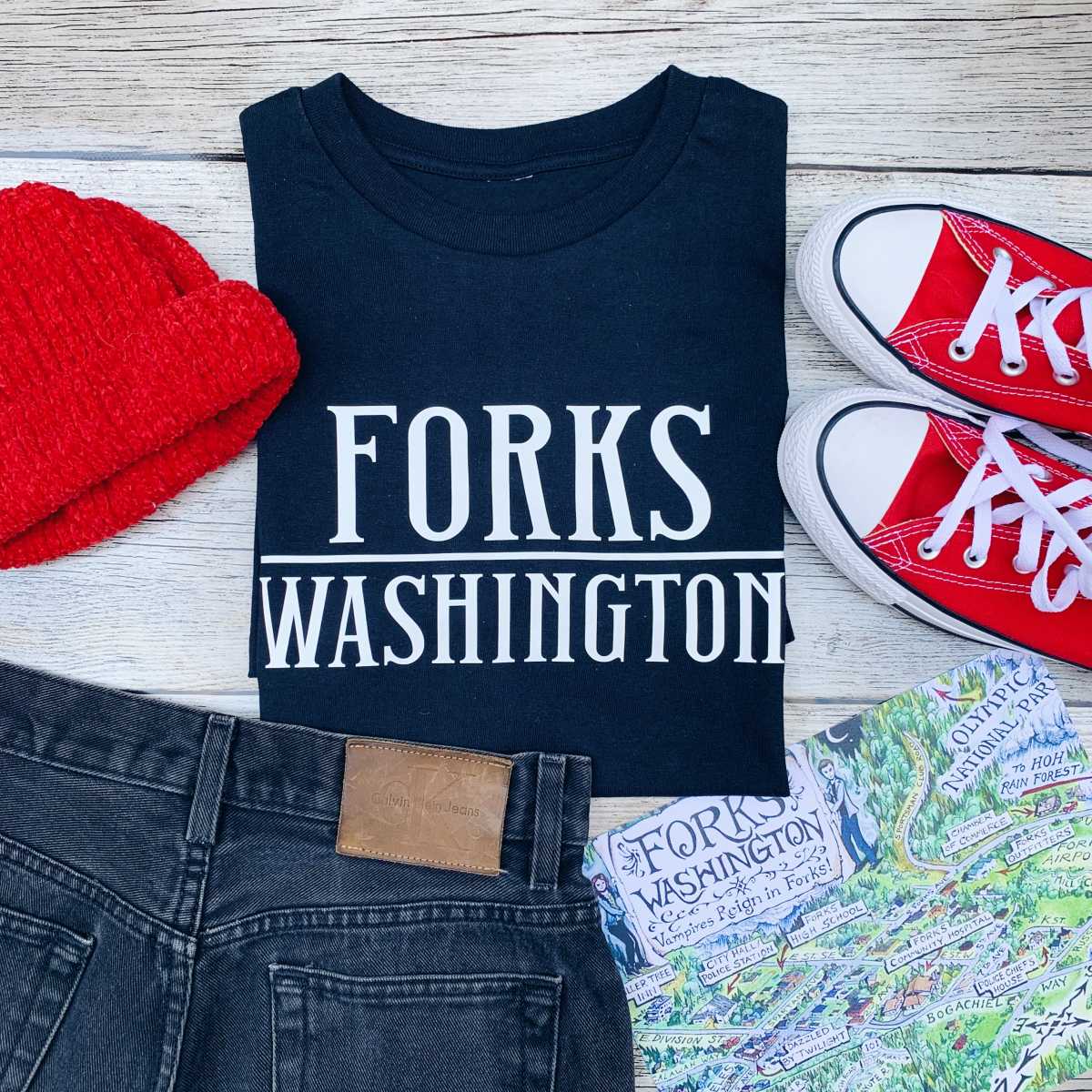 Forks Washington T-Shirt Forks Washington T-Shirt
