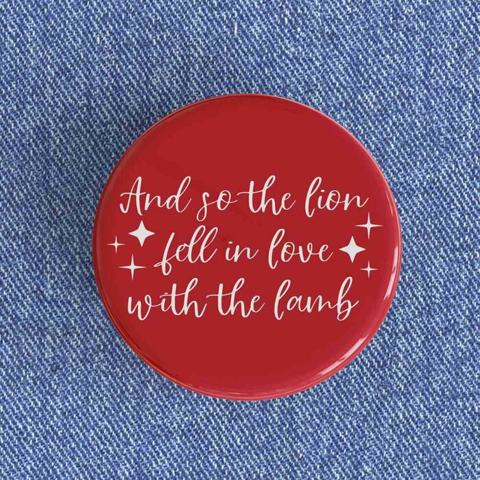 Fell Inlove With The Lamb Badge