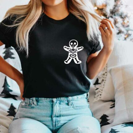 Gingerbread Pocket Print T-Shirt