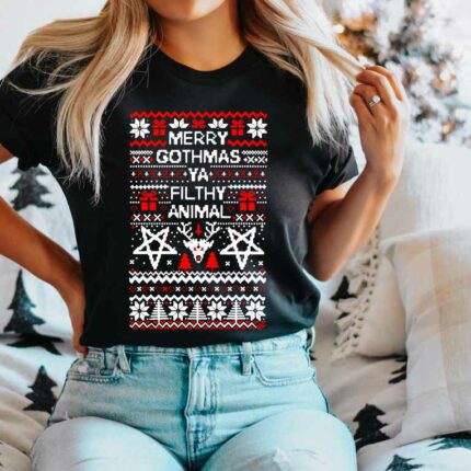 Merry Gothmas Ya Filthy Animal T-Shirt