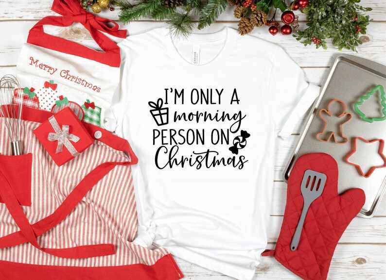 Only A Morning Person On Christmas T-ShirtOnly A Morning Person On Christmas T-Shirt Only A Morning Person On Christmas T-Shirt