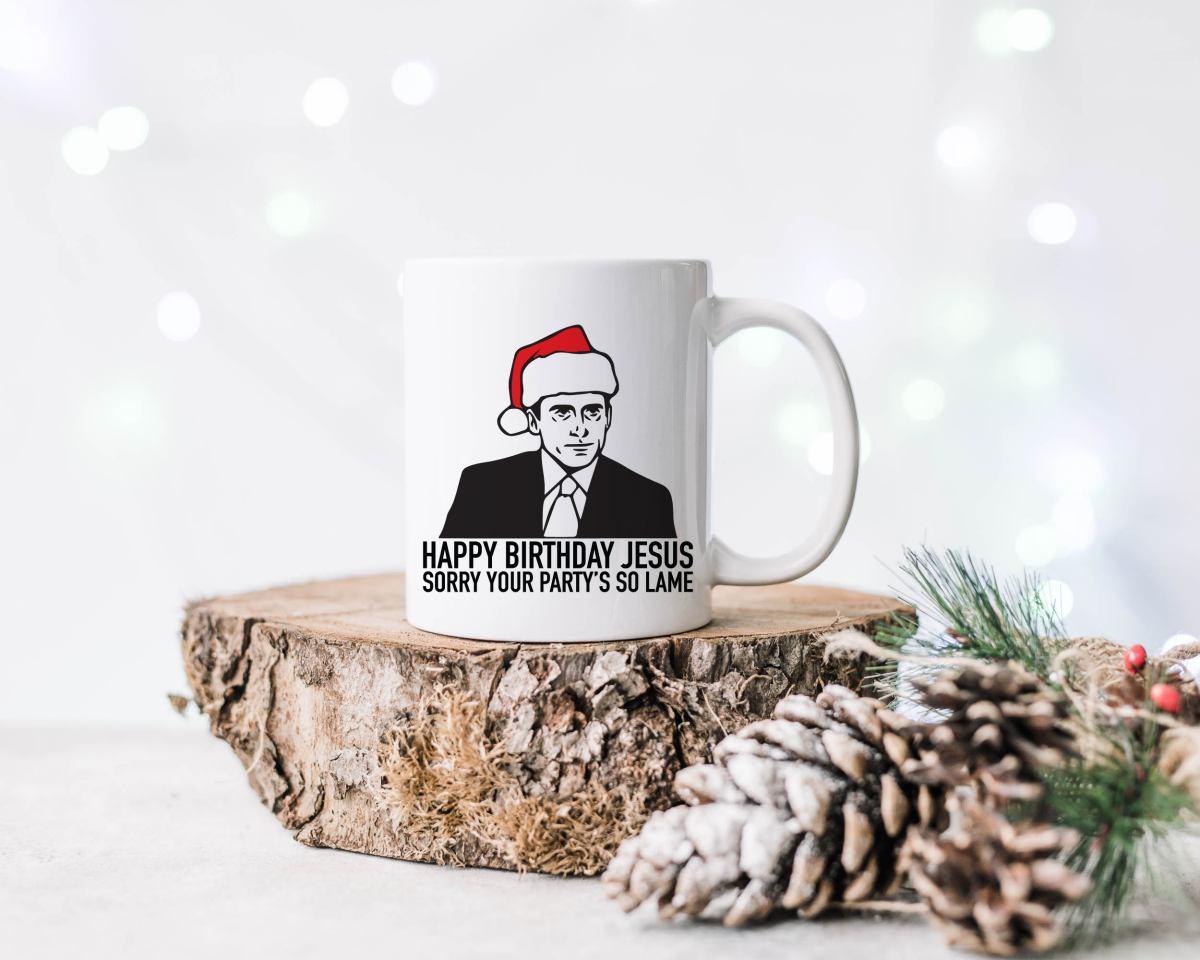 Happy Birthday Jesus Mug Happy Birthday Jesus Mug