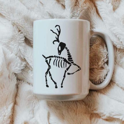 Reindeer Skeleton Mug