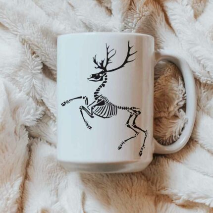 Reindeer Skeleton Mug