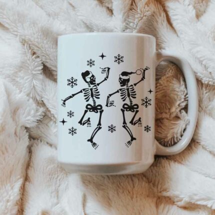 Dancing Skeleton Mug