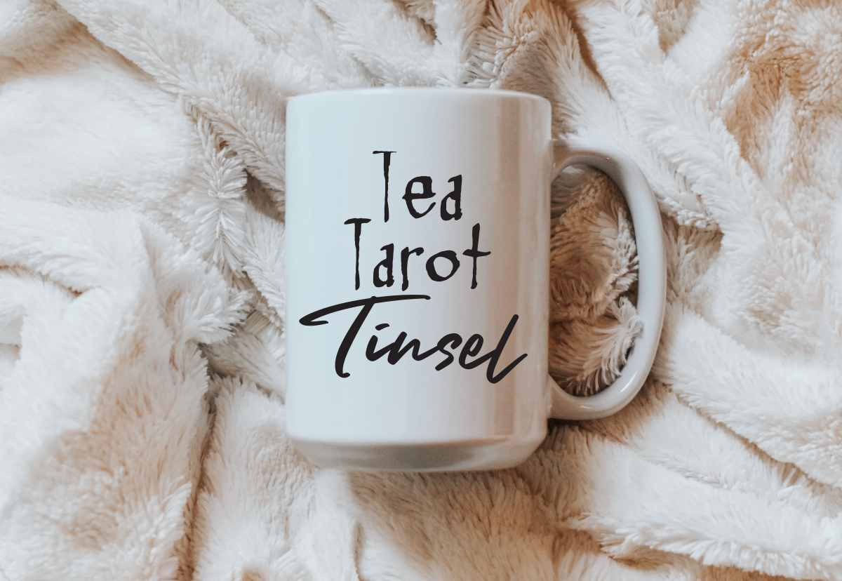 Tea Tarot Tinsel Mug Tea Tarot Tinsel Mug
