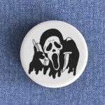 Ghostface Phone Badge
