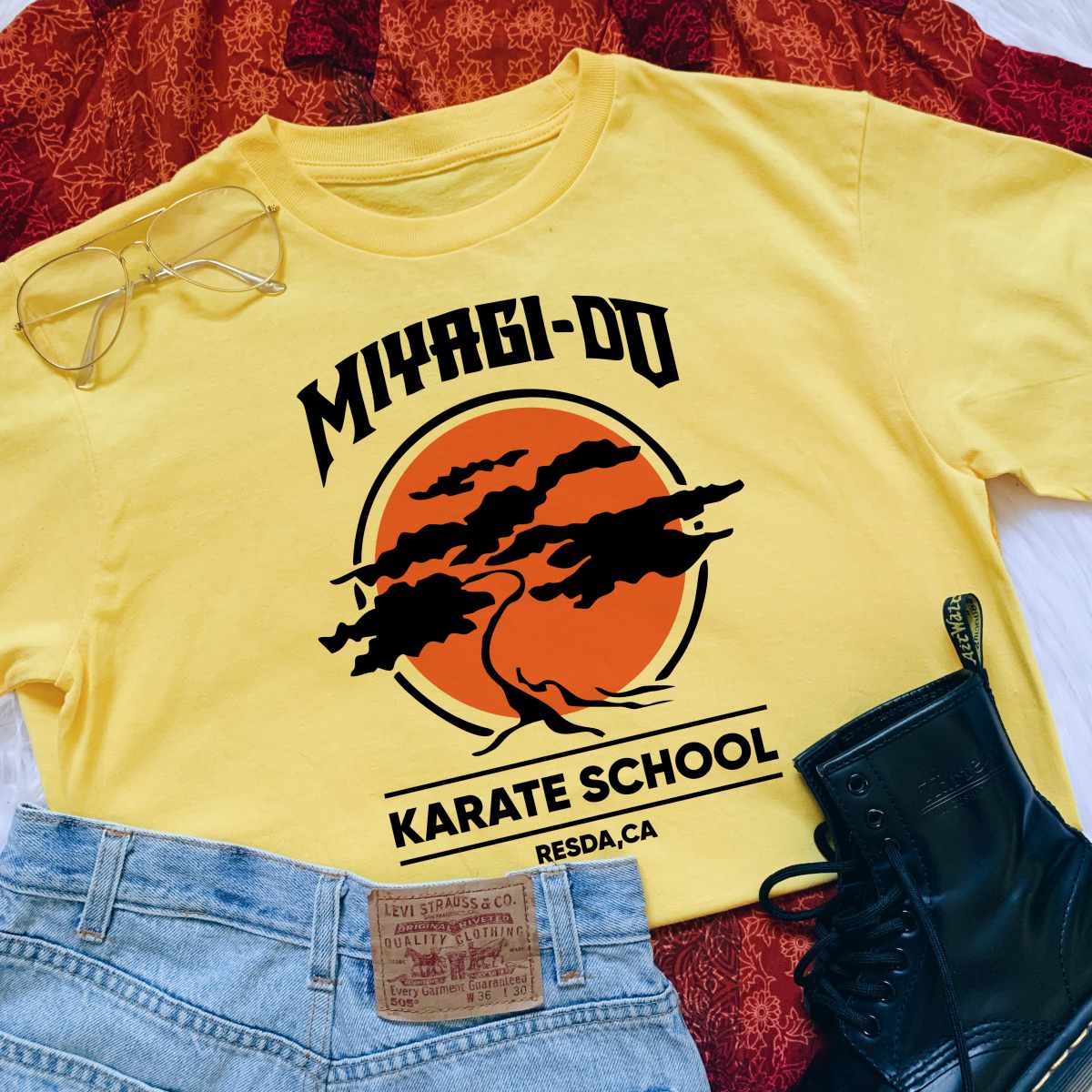 Miyagi Do Karate School T-Shirt Miyagi Do Karate School T-Shirt