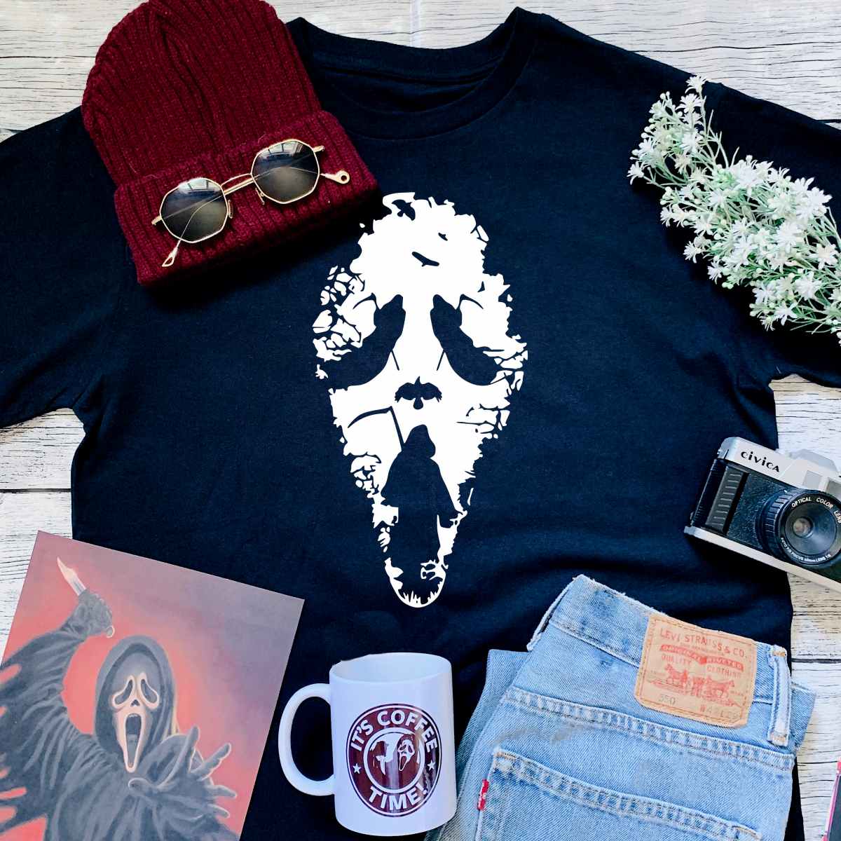 Ghostface Silhouette T-Shirt - Nowstalgia