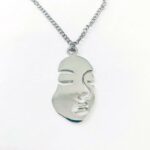 Face Silhouette Necklace