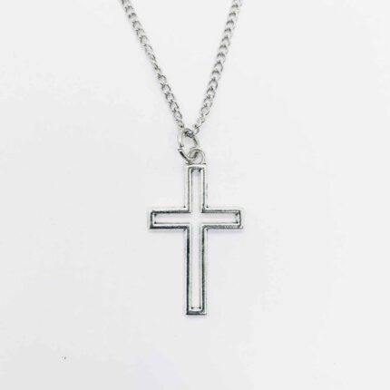 Cross Outline Necklace