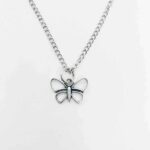 Butterfly Outline Necklace
