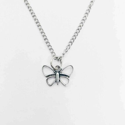 Butterfly Outline Necklace