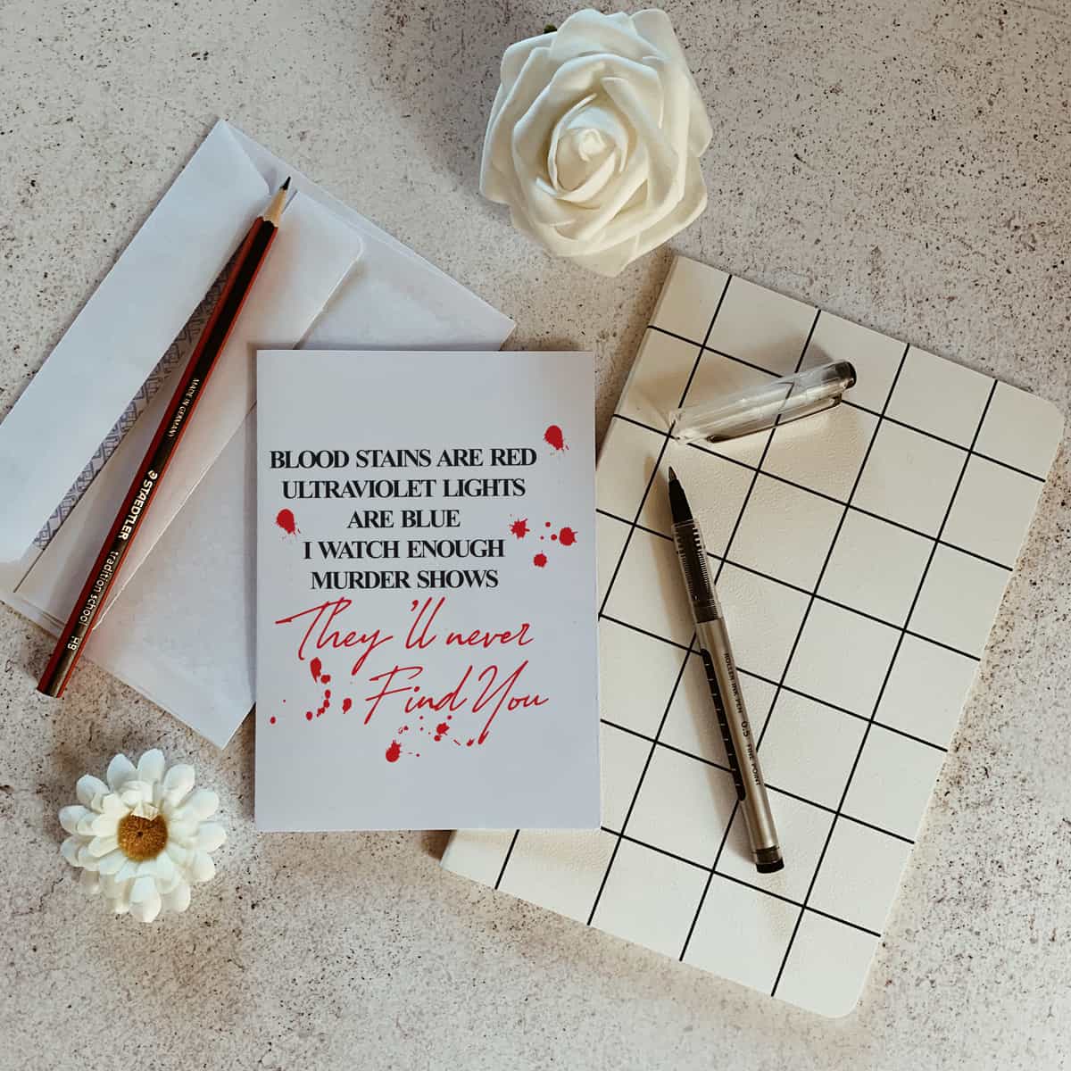 Murder Show Card Murder Show Card