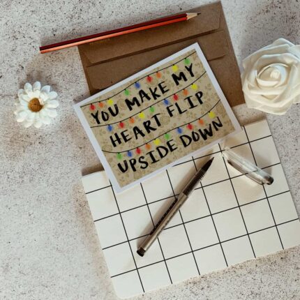 upside down card