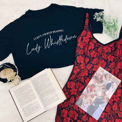Busy Reading Lady Whistledown T-Shirt