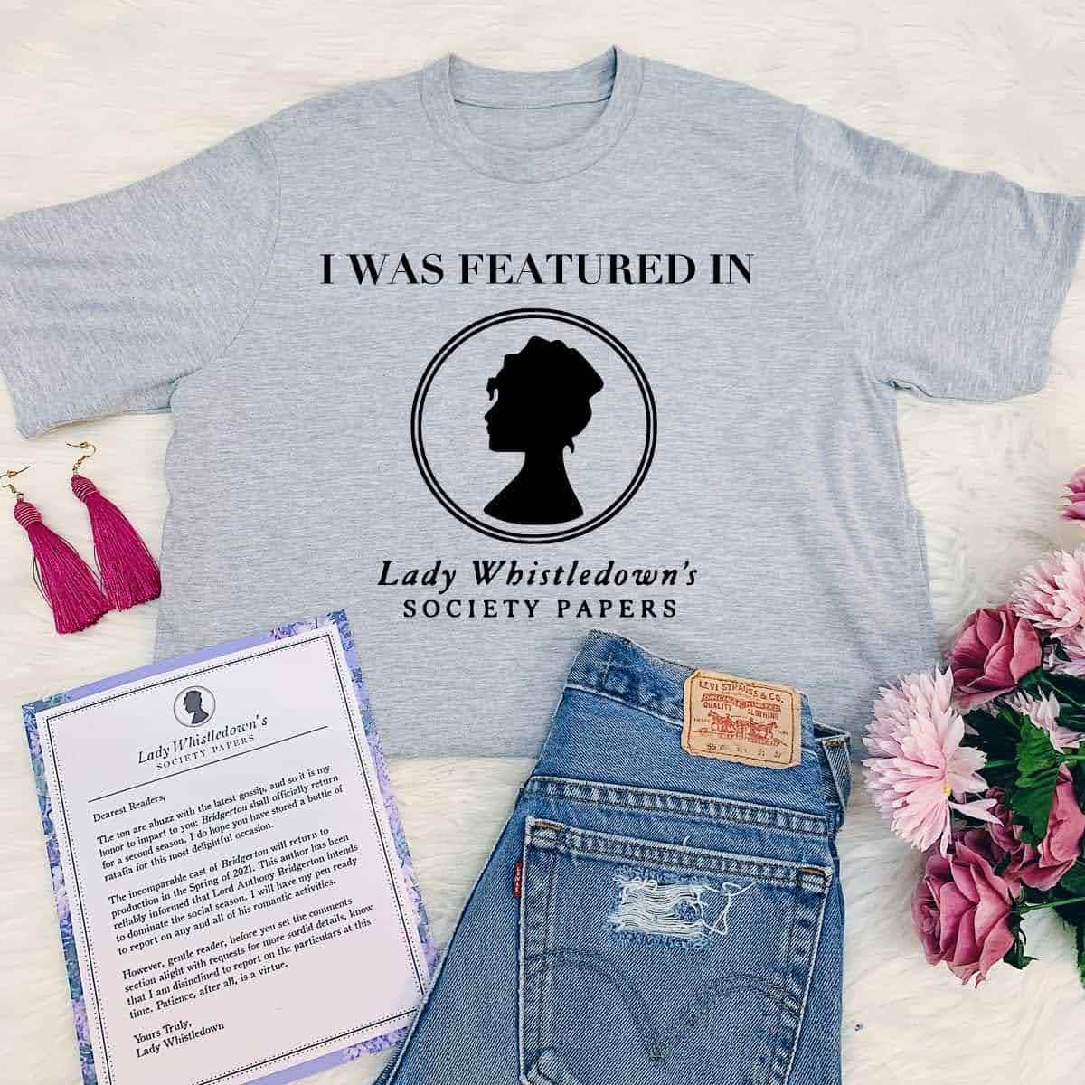Featured In Lady Whistledown T-Shirt Featured In Lady Whistledown T-Shirt