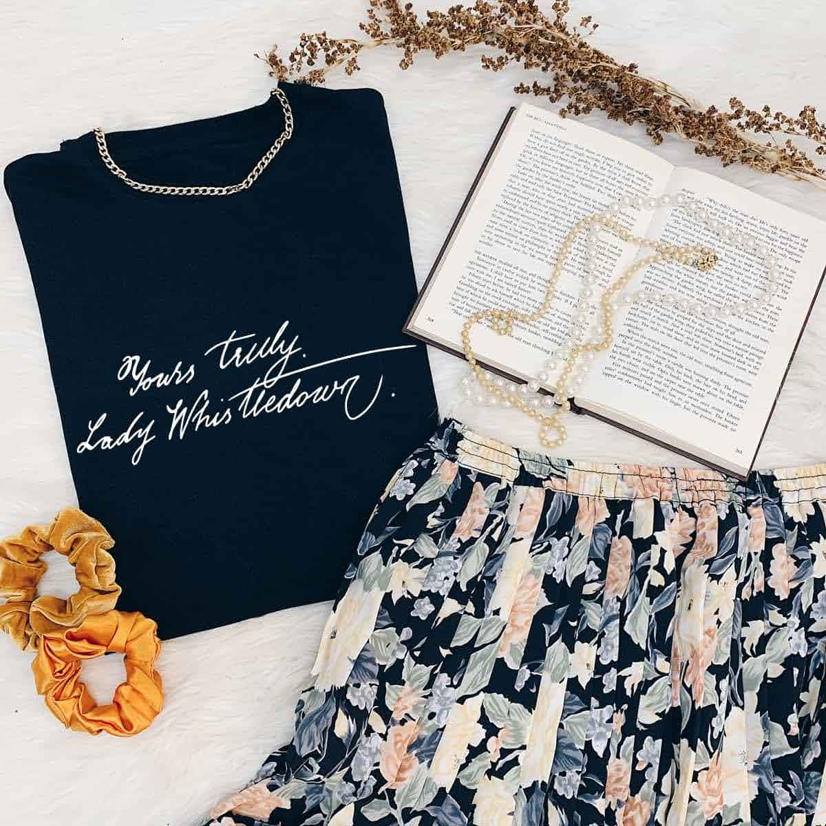 Yours Truly, Lady Whistledown T-Shirt Yours Truly, Lady Whistledown T-Shirt