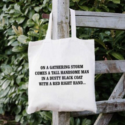 Red Right Hand Tote Bag
