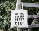 Peaky Girl Tote Bag