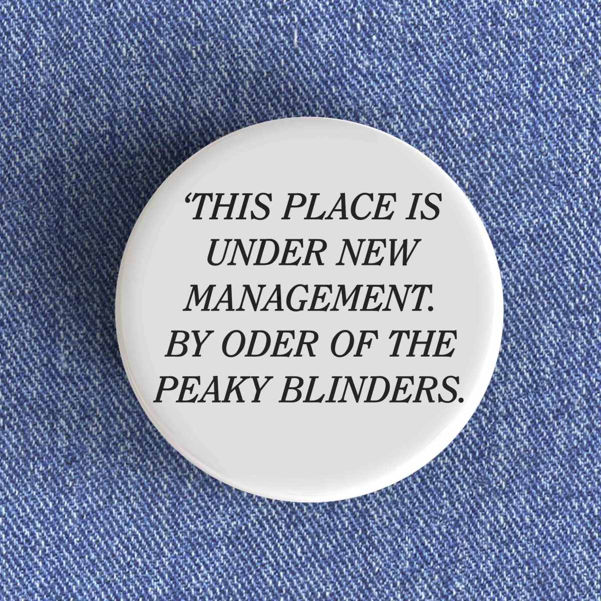 Under New Management Badge/Magnet Under New Management Badge/Magnet