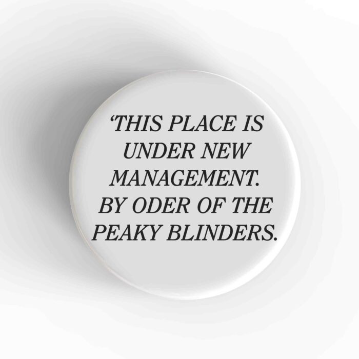 Under New Management Badge/Magnet